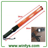 21 Inches 54cm Red Rechargeable Led Traffic Wand Rechargeable Led Traffic Baton