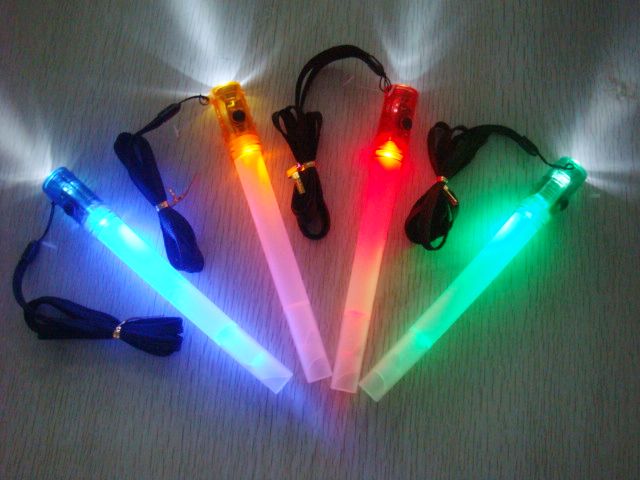 LED Glow Stick with whistle