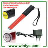 14 Inch 36cm Red Rechargeable LED Traffic Batons Led Traffic Wands