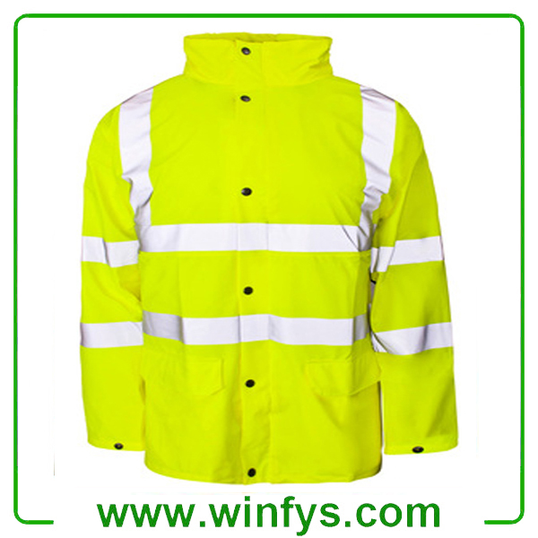 Hi-Vis Reflective Winter Safety Coveralls 