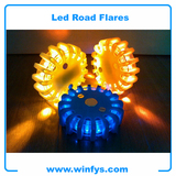 amber yellow blue emrgency led road flares