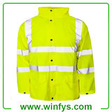 High Visibility Orange Yellow Winter Safety Vest 