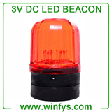 3V DC Led Beacon Lights Red Yellow Blue Green