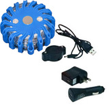 Blue Rechargeable Led Road Flares 