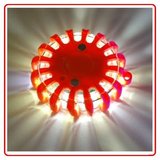 Grátis frete 9 em 1 16 Led Red recarregável Led poder Flares