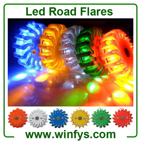   Magnetic LED Road Flares
