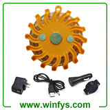 Individual Rechargeable Led Road Flares Amber Orange