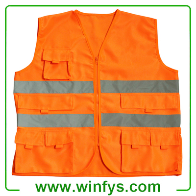 High-Visibility Reflective Vest With Pocket